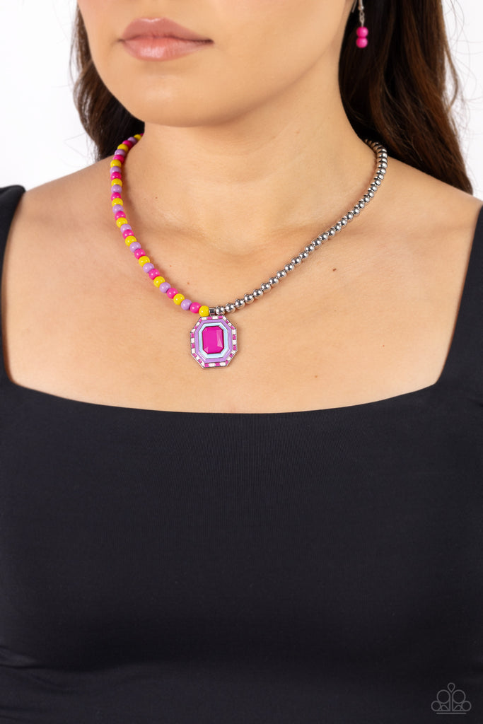 Contrasting Candy - Multi Paparazzi Necklace