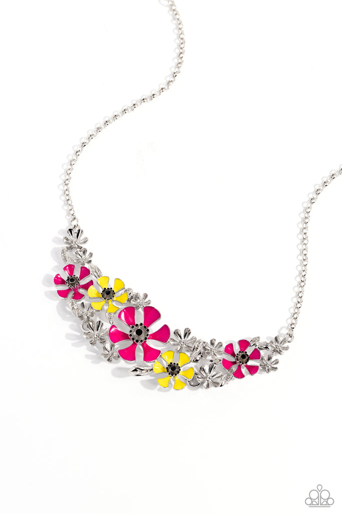 Blooming Practice - Pink Paparazzi Necklace - The Sassy Sparkle