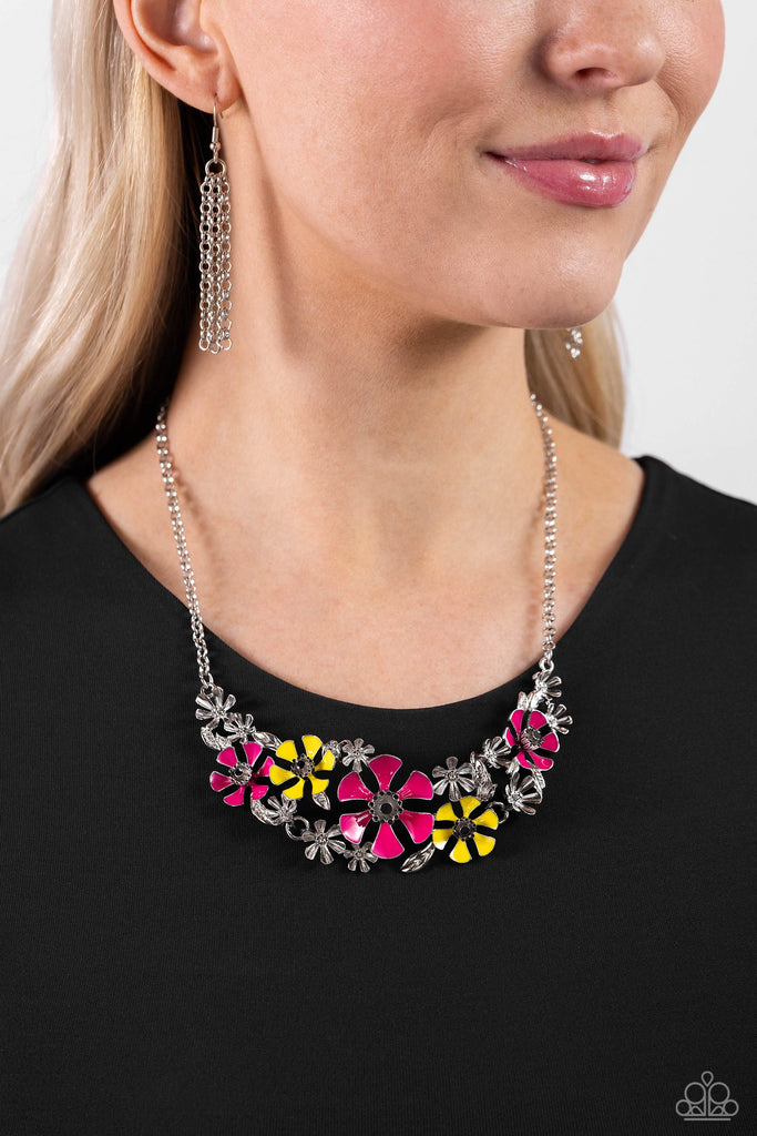 Blooming Practice - Pink Paparazzi Necklace - The Sassy Sparkle
