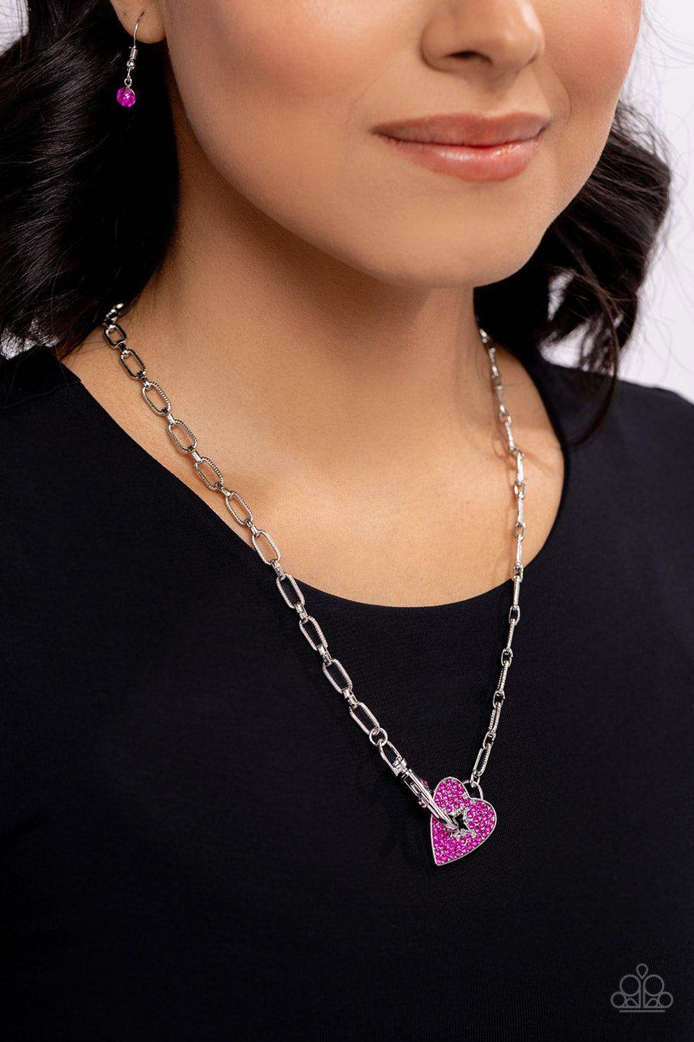 Radical Romance - Pink Necklace-Paparazzi