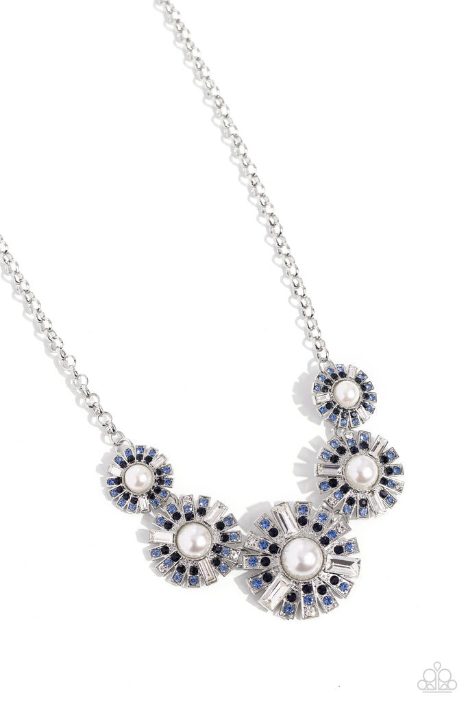 Gatsby Gallery - Blue Paparazzi Necklace - The Sassy Sparkle