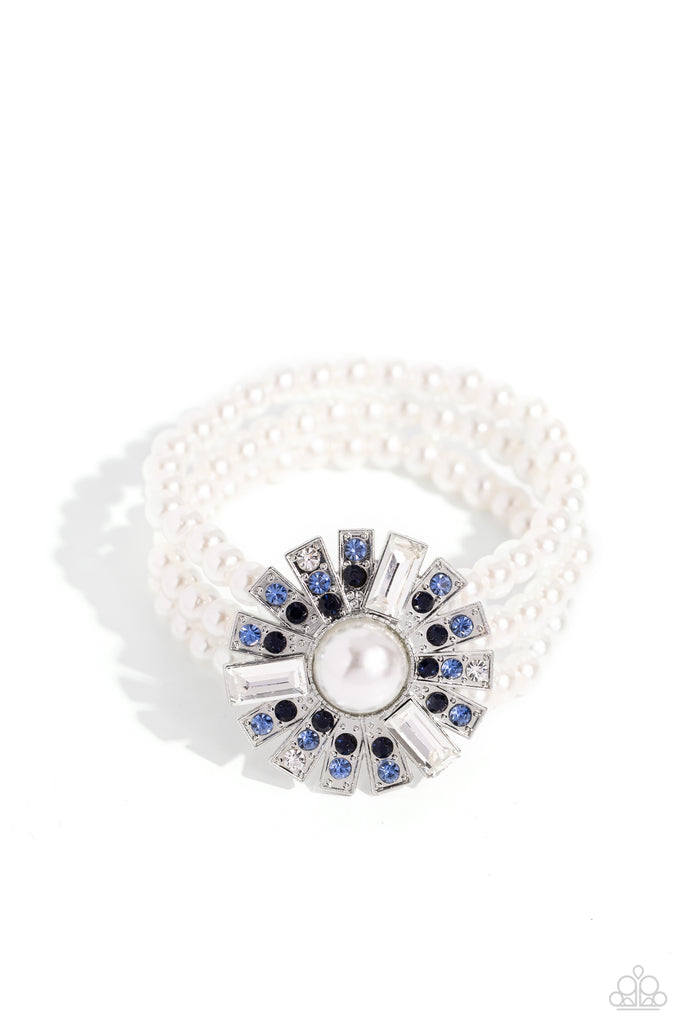 Gifted Gatsby - Blue Paparazzi Bracelet - The Sassy Sparkle