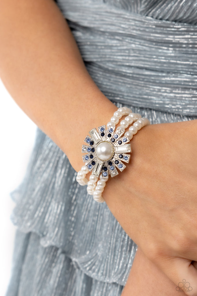 Gifted Gatsby - Blue Paparazzi Bracelet - The Sassy Sparkle