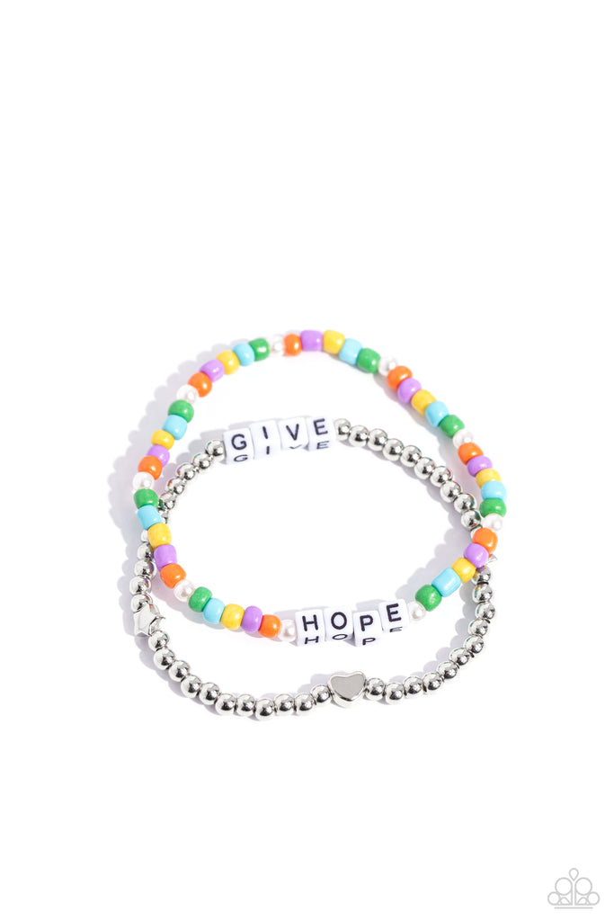 Giving Hope - Multi Paparazzi Bracelet - The Sassy Sparkle