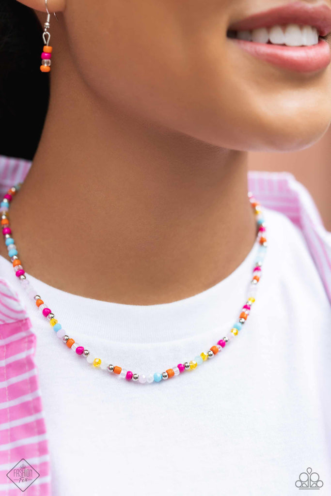 Carnival Confidence - Multi Necklace-Paparazzi