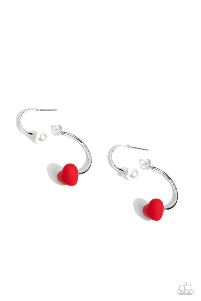 Romantic Representative - Red Paparazzi Earring - The Sassy Sparkle