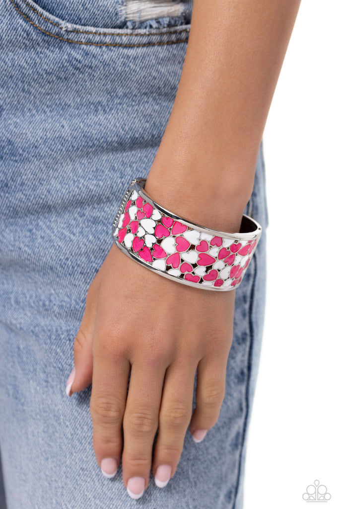 Penchant for Patterns - Pink Brace-Paparazzi