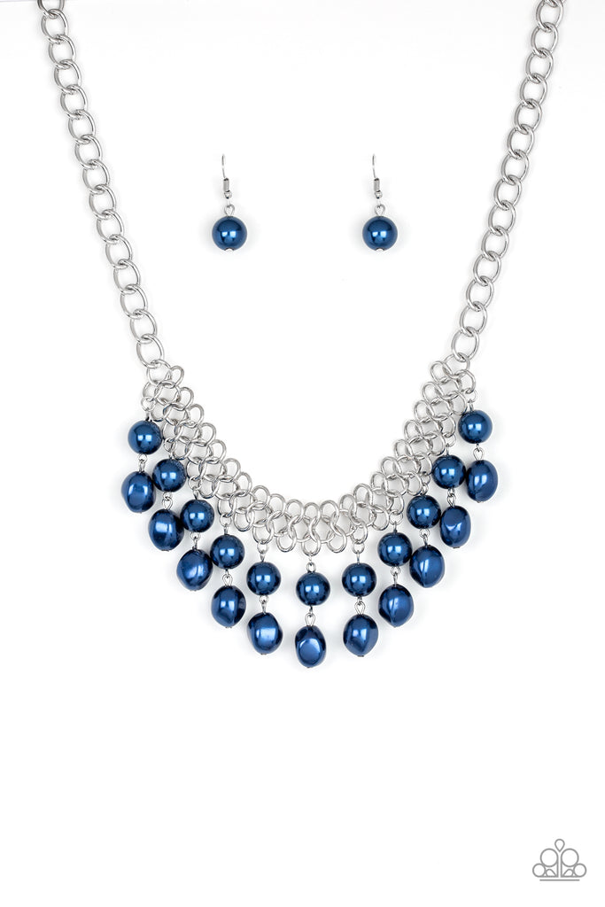 5th Avenue Fleek - Blue Necklace-Paparazzi