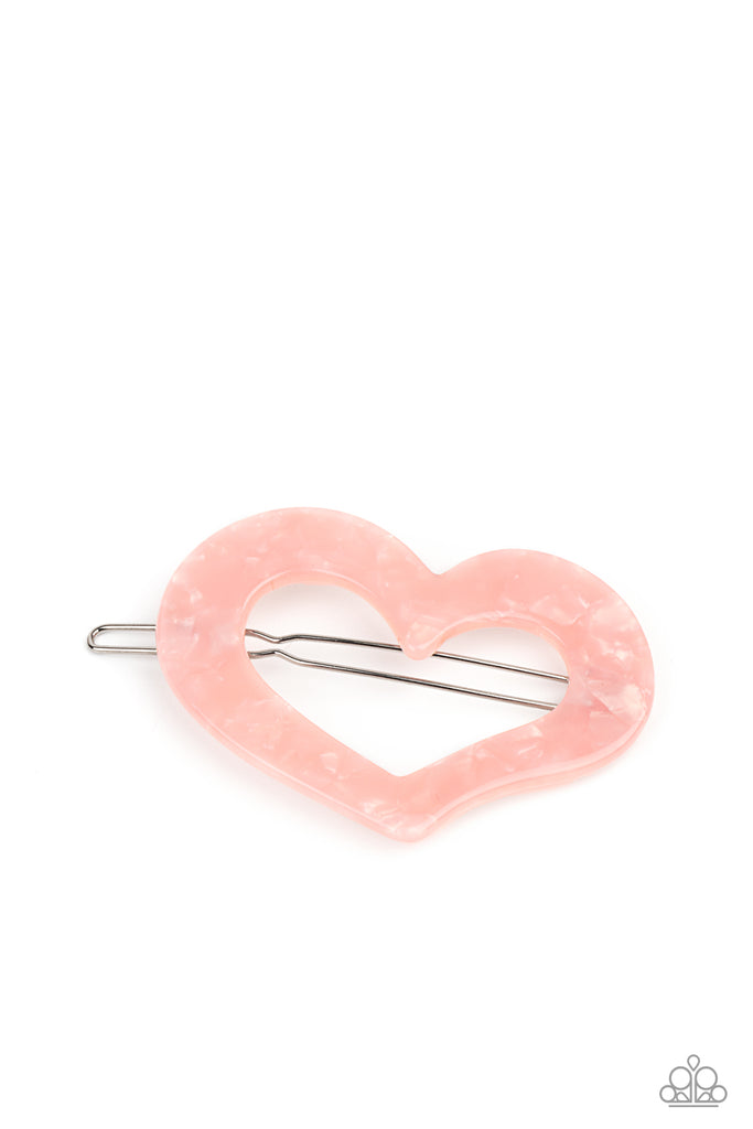 HEART Not To Love Hair Clip-Paparazzi - The Sassy Sparkle