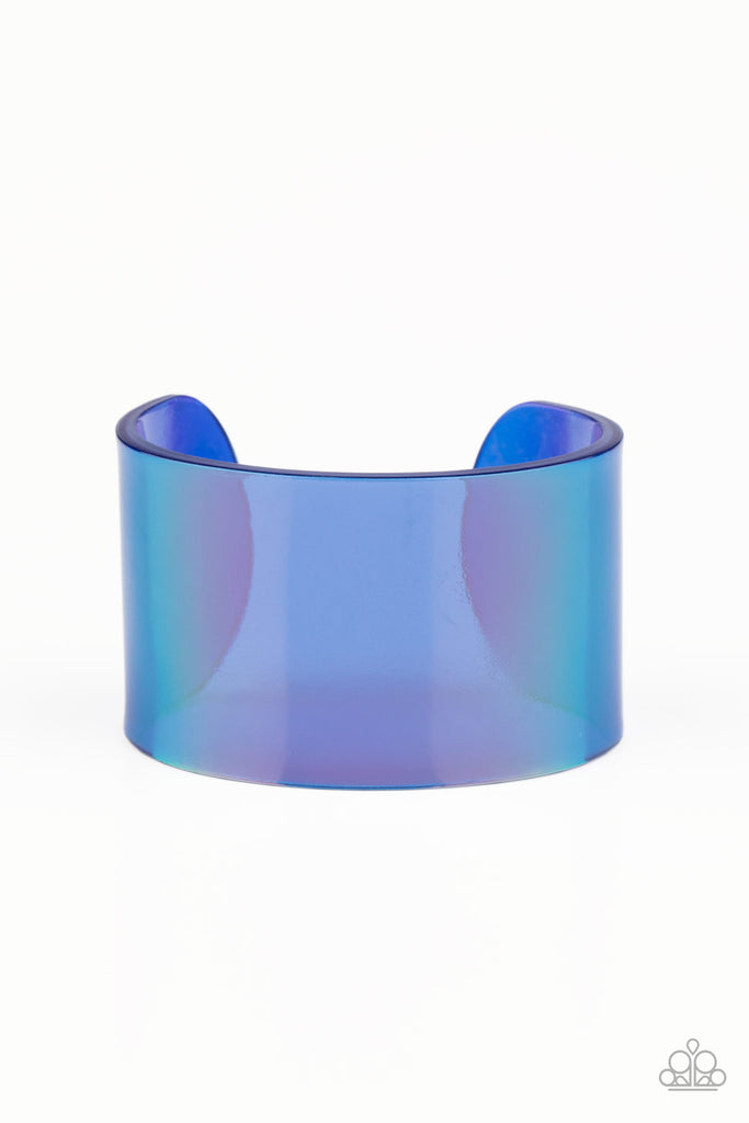 Holographic Aura - Blue Bracelet-Paparazzi - The Sassy Sparkle