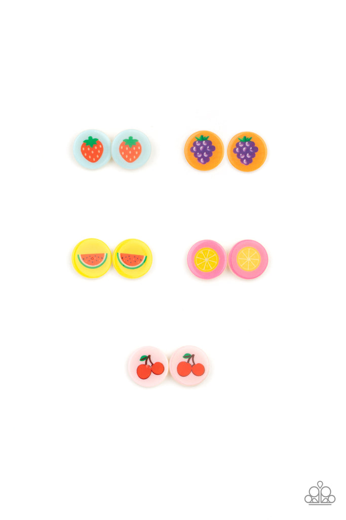 Starlet Shimmer Earrings-Fruity Themed-Paparazzi - The Sassy Sparkle