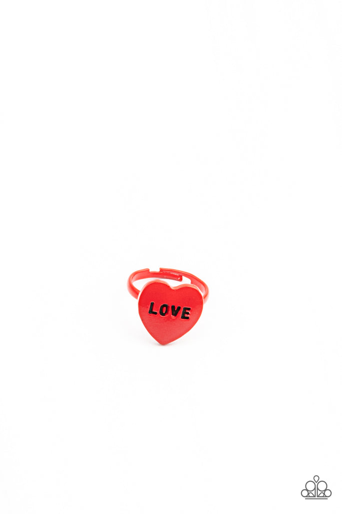 Starlet Shimmer-Heart Shaped Ring with "LOVE" -for kids - The Sassy Sparkle