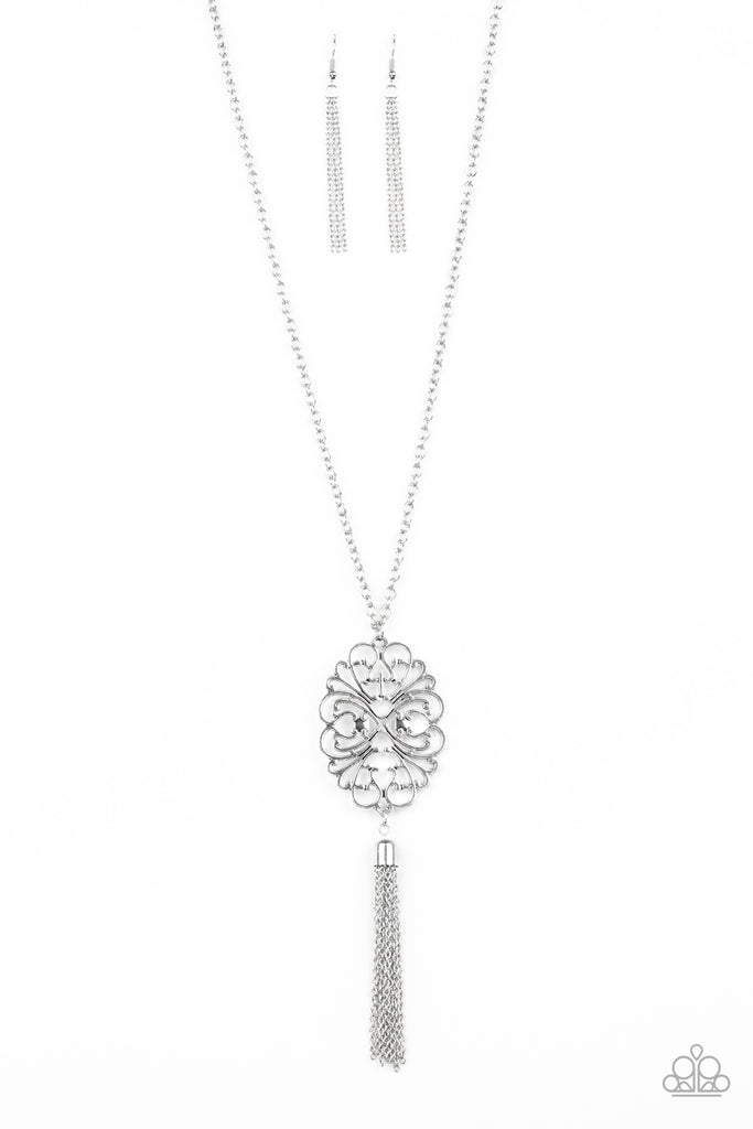 A MANDALA of the People-Silver pendant Necklace - The Sassy Sparkle