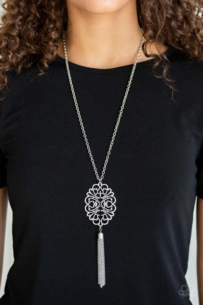 A MANDALA of the People-Silver pendant Necklace - The Sassy Sparkle