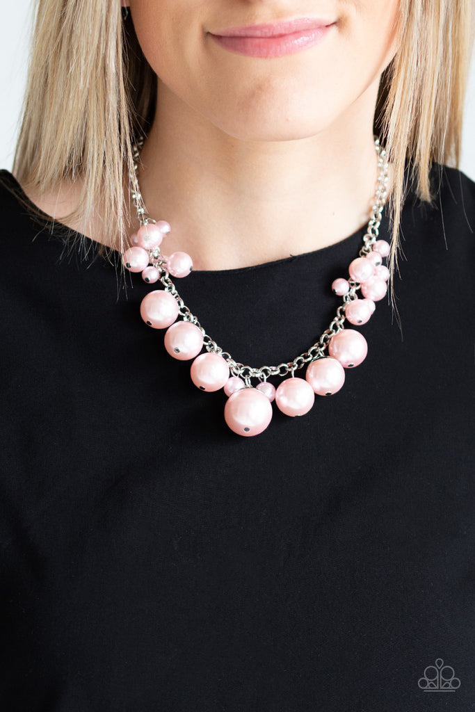 Broadway Belle - Pink Necklace-Paparazzi