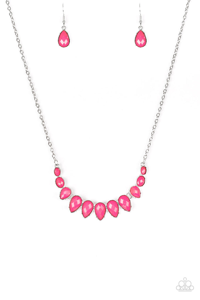 Maui Majesty-Pink Paparazzi Necklace - The Sassy Sparkle