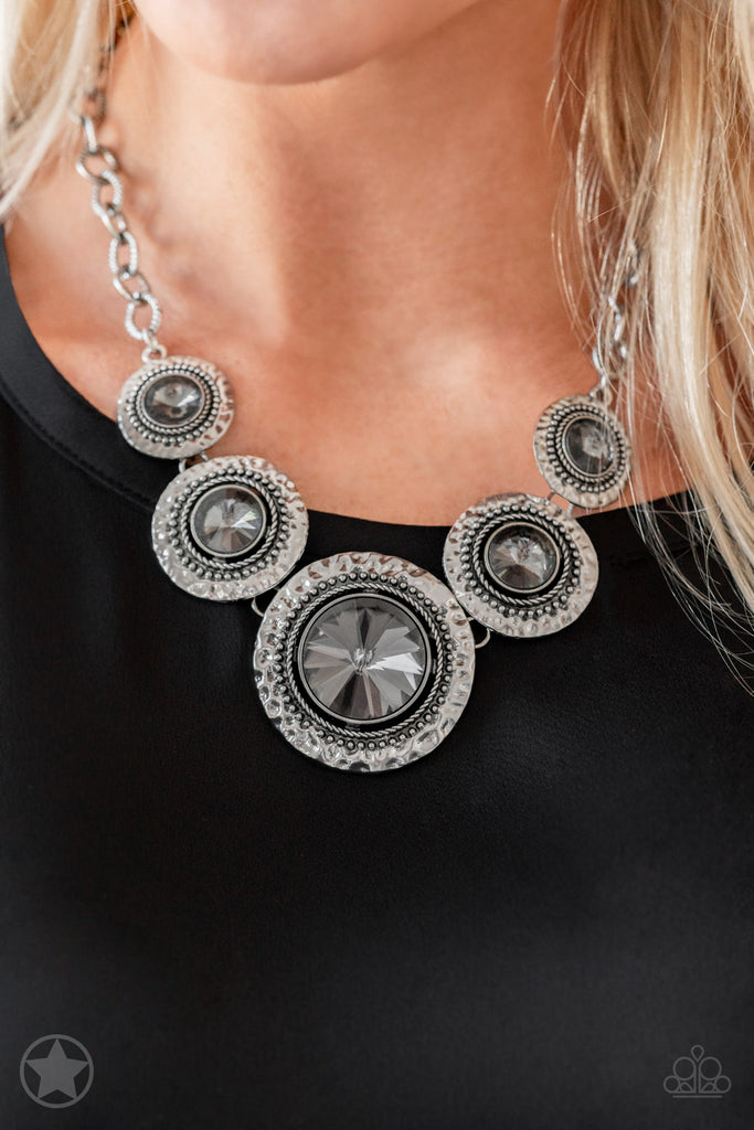 Global Glamour - Silver Necklace-Paparazzi