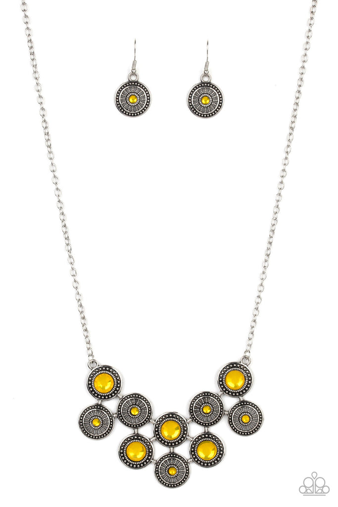 What's Your Star Sign? - Yellow Necklace-Paparazzi