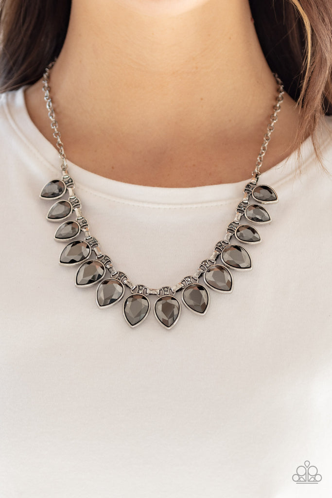 FEARLESS Is More - Silver Necklace-Paparazzi