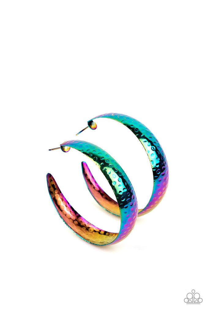 Futuristic Flavor-Multi Paparazzi Earring-Sept 2022 Life Of The Party - The Sassy Sparkle