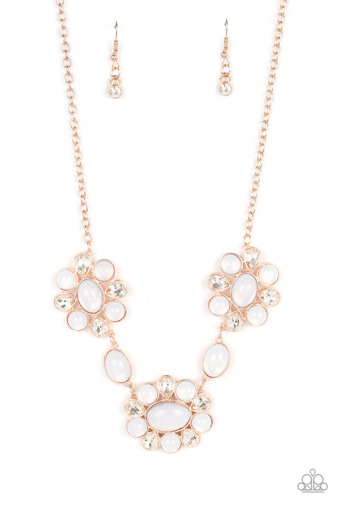 Your Chariot Awaits-Rose Gold Paparazzi Necklace-Life of the Party October 2022 - The Sassy Sparkle