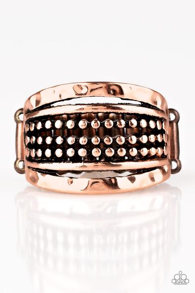 Trailblazin Trails - Vintage Copper Ring-Paparazzi