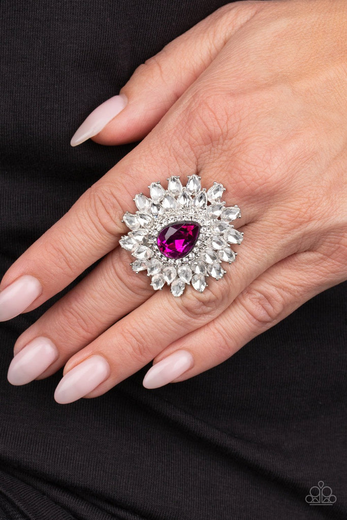 Who's Counting-Pink Paparazzi Ring - The Sassy Sparkle