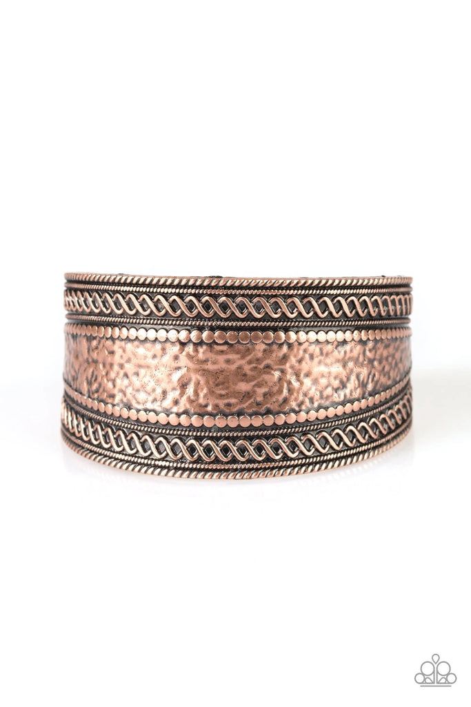 Adobe Adventure - Vintage Copper Bracelet-Paparazzi