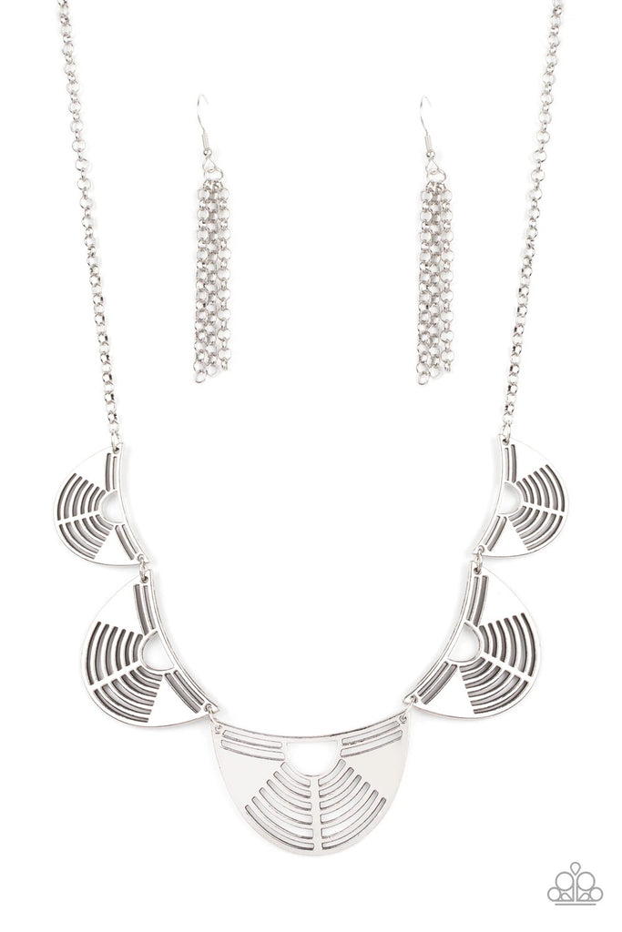 Record-Breaking Radiance - Silver Necklace-Paparazzi