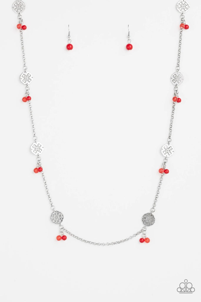 Color Boost - Red Necklace-Paparazzi