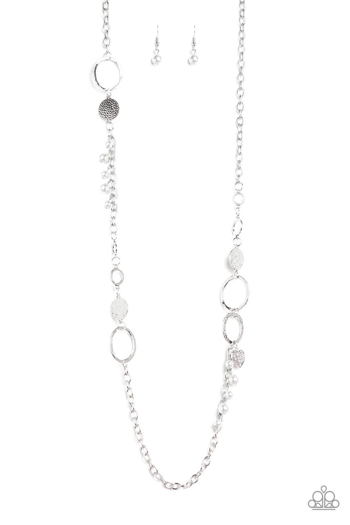 Unapologetic Flirt - Silver Necklace-Paparazzi - The Sassy Sparkle