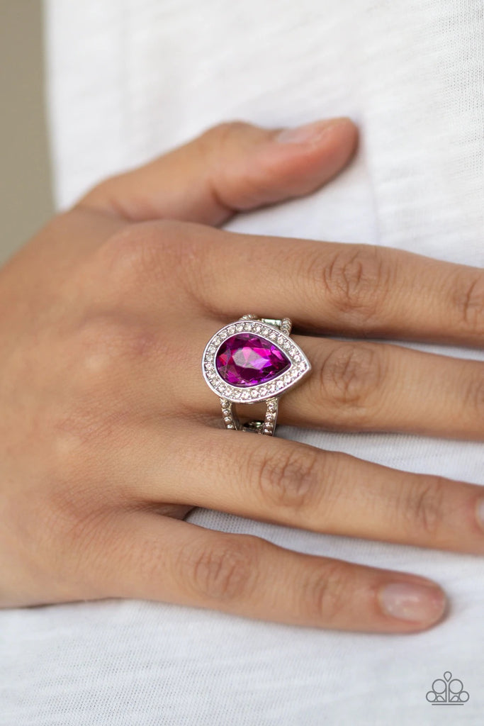 Hollywood Heirloom - Pink Ring-Paparazzi