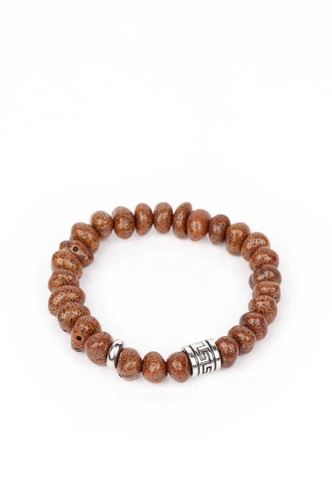 Natural State of Mind - Brown Urban Bracelet-Paparazzi - The Sassy Sparkle