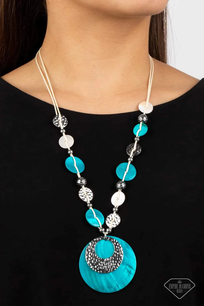 Seaside Shanty - Blue Necklace-Paparazzi - The Sassy Sparkle