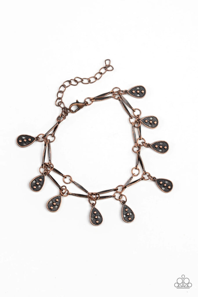 Gypsy Glee - Copper Bracelet-Paparazzi - The Sassy Sparkle