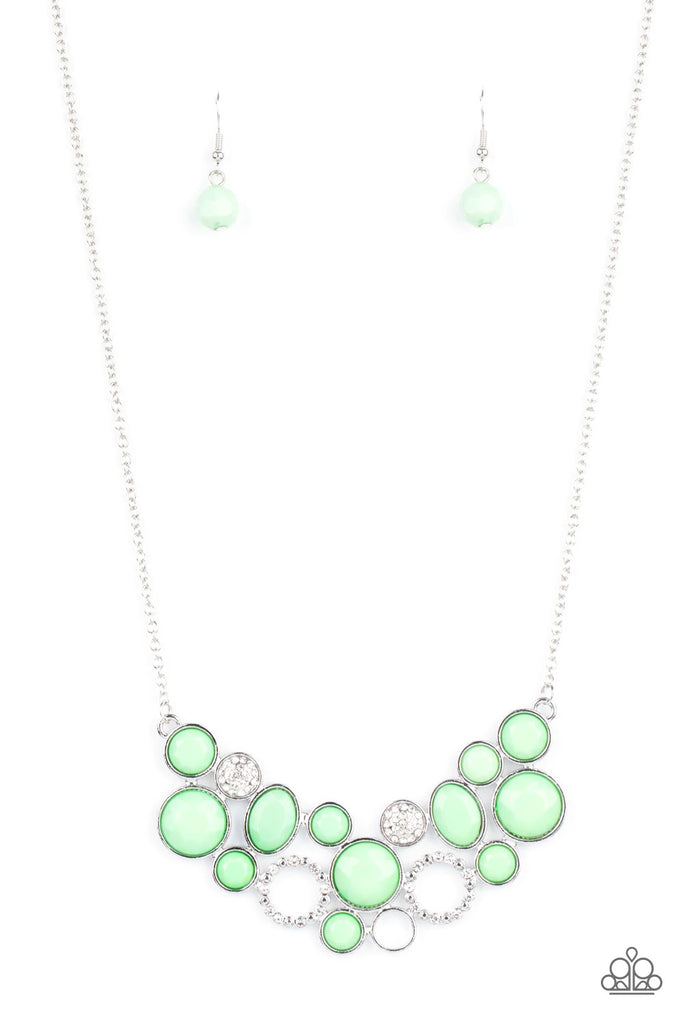 Extra Eloquent - Green Necklace-Paparazzi - The Sassy Sparkle
