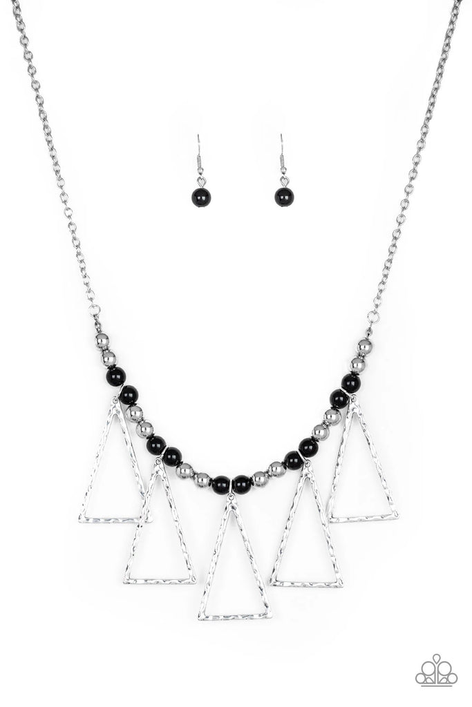 Terra Nouveau - Black Necklace-Paparazzi - The Sassy Sparkle