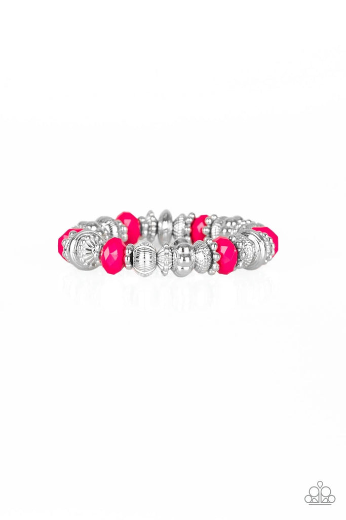 Live Life To The COLOR-fullest - Pink Bracelet-Paparazzi