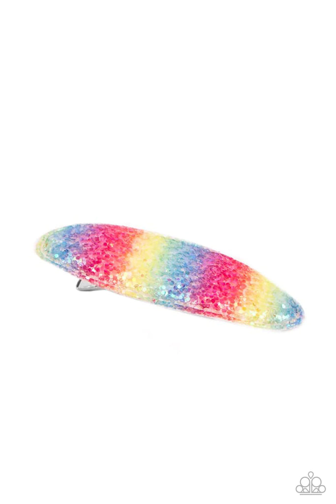 Rainbow Pop Summer - Multi Hair Clip-Paparazzi - The Sassy Sparkle