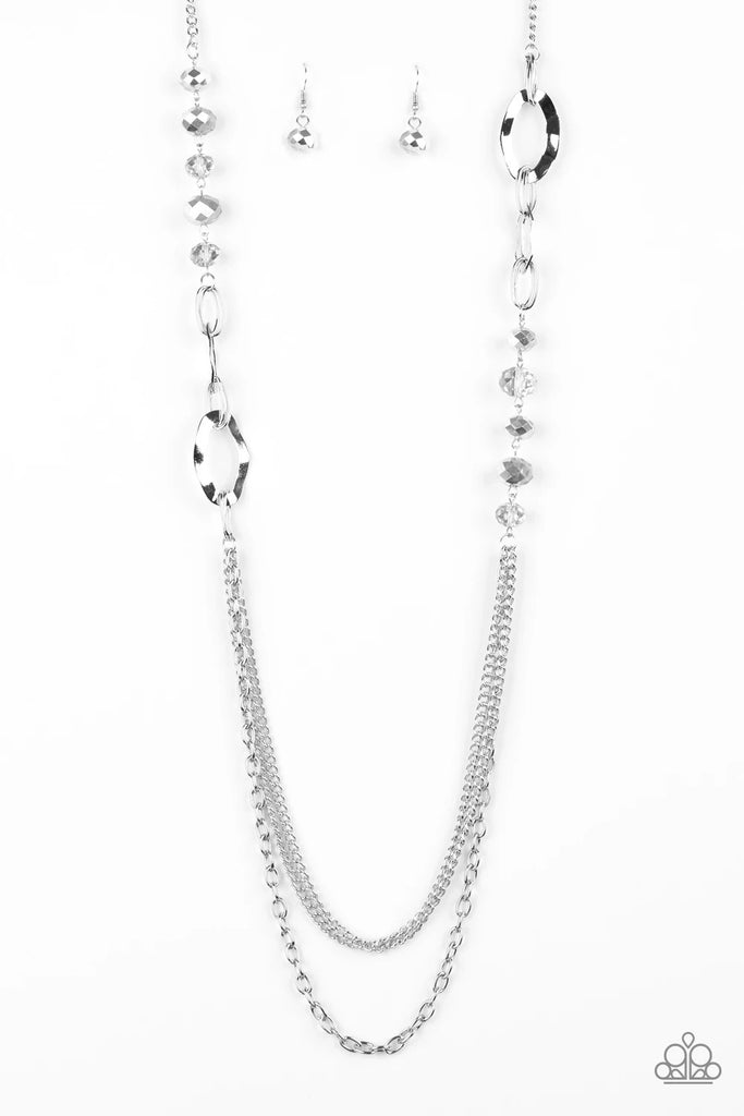 Modern Girl Glam - Silver Necklace-Paparazzi - The Sassy Sparkle