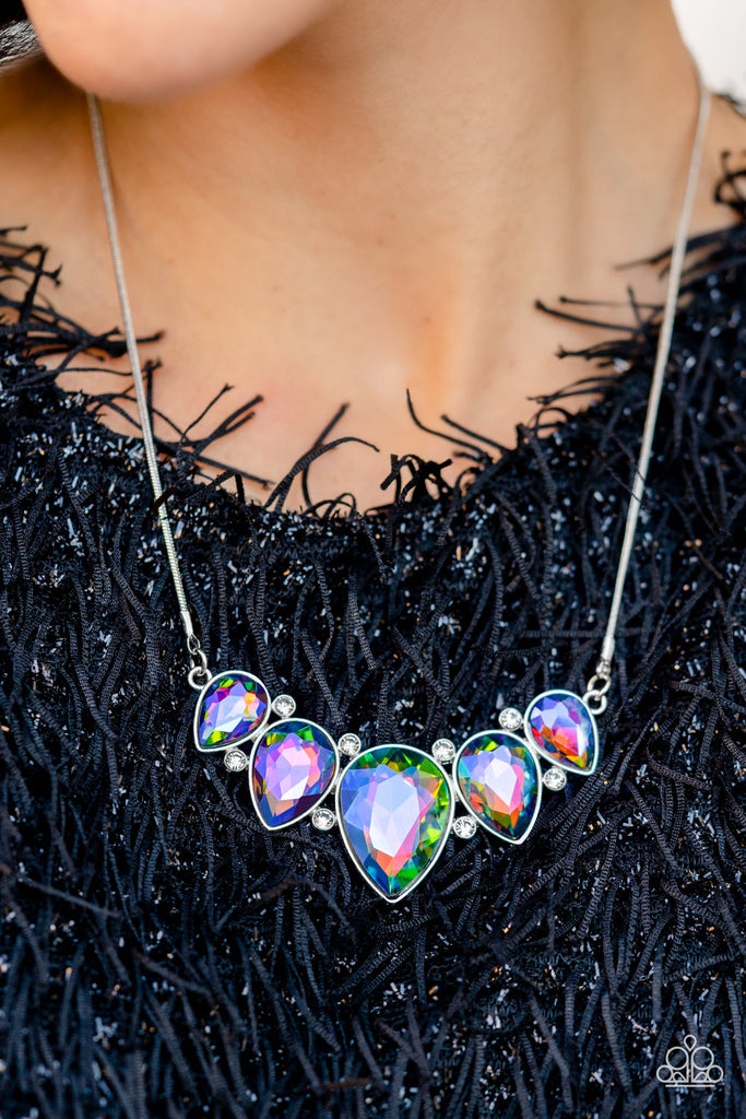 Regally Refined-Multi Paparazzi Necklace-November 2022-Life of the Party - The Sassy Sparkle