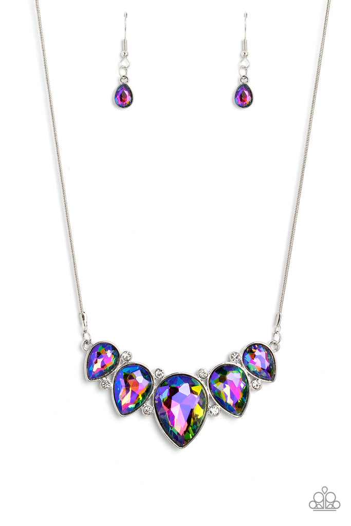 Regally Refined-Multi Paparazzi Necklace-November 2022-Life of the Party - The Sassy Sparkle
