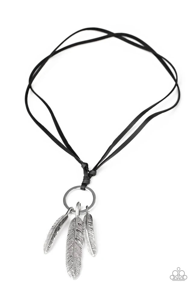 Bird Watcher - Black Urban Necklace-Paparazzi