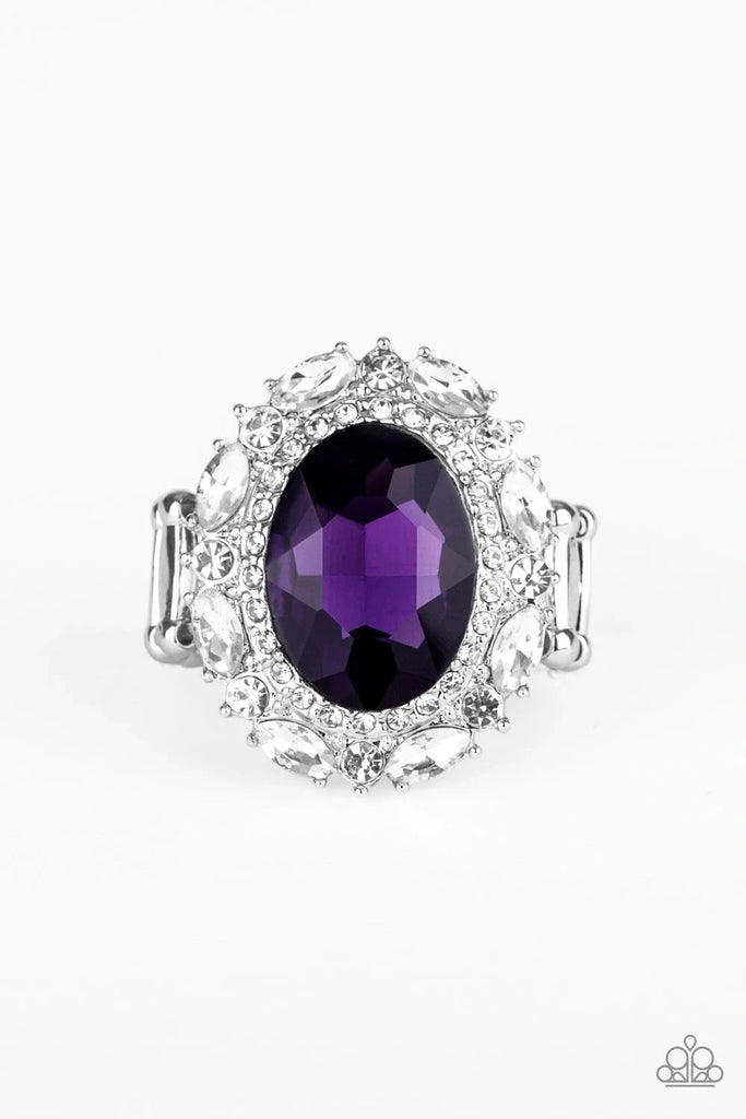 Show Glam - Purple Ring-Paparazzi - The Sassy Sparkle