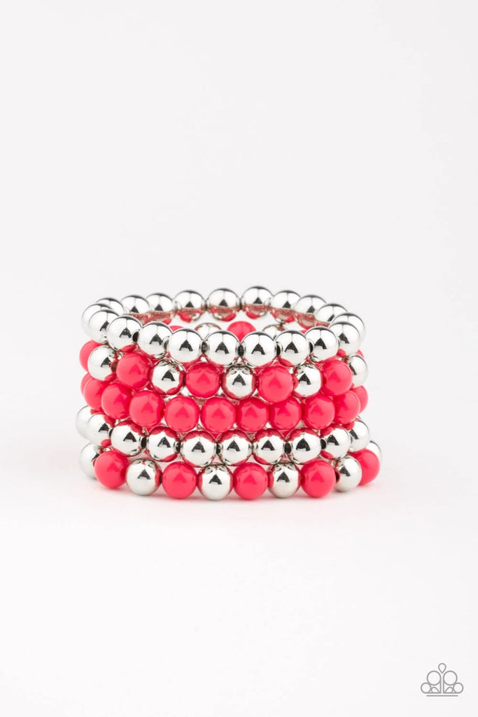 Pop-YOU-lar Culture - Pink Bracelet-Paparazzi - The Sassy Sparkle