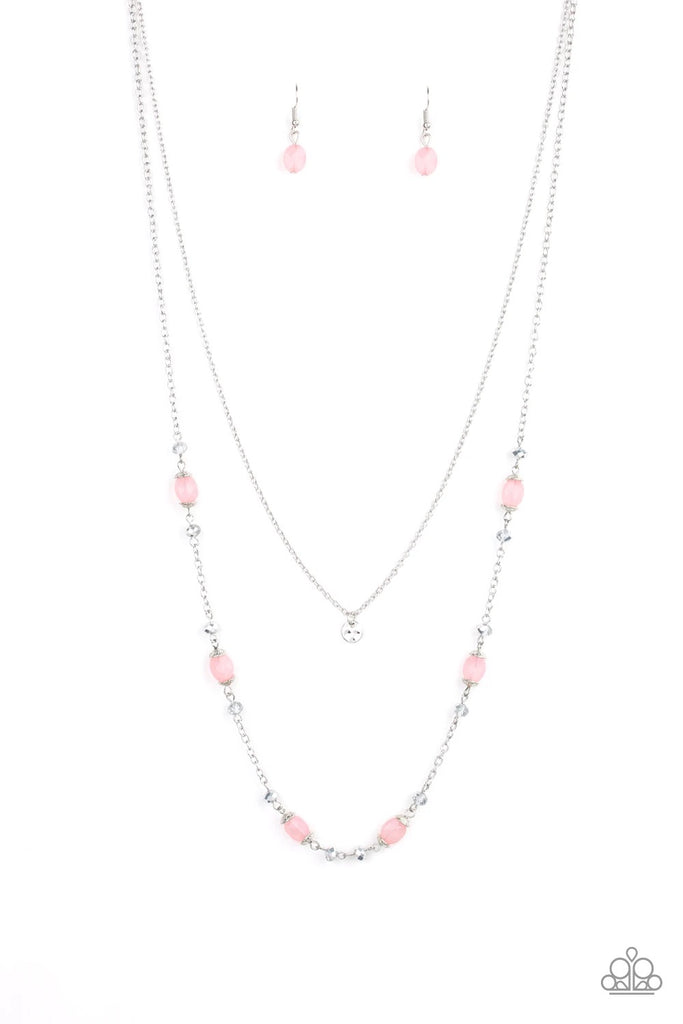 Irresistibly Iridescent - Pink Necklace-Paparazzi - The Sassy Sparkle