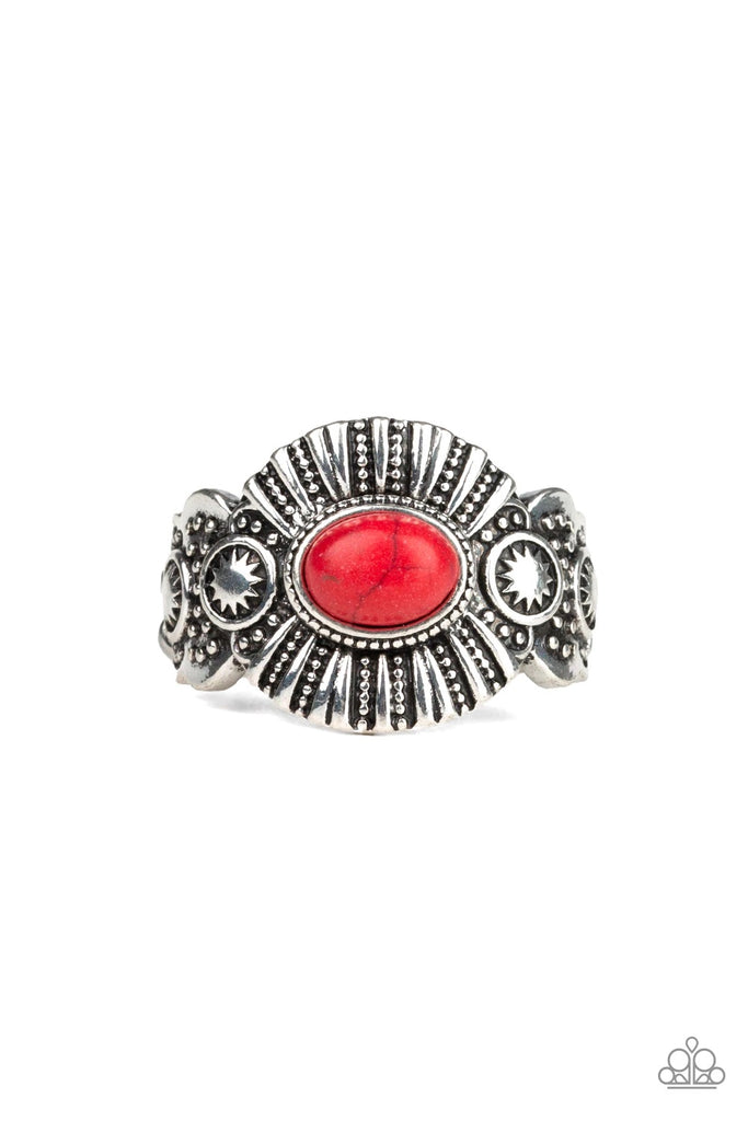 Thirst Quencher - Red Stone Ring-Paparazzi