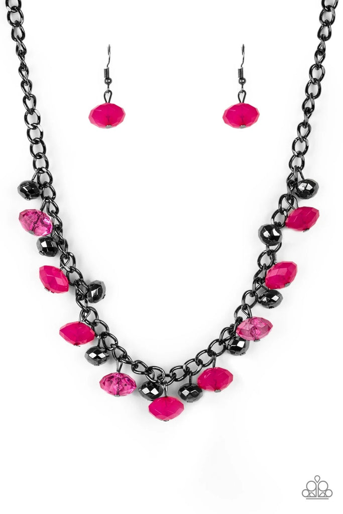 Runway Rebel - Pink Necklace-Paparazzi