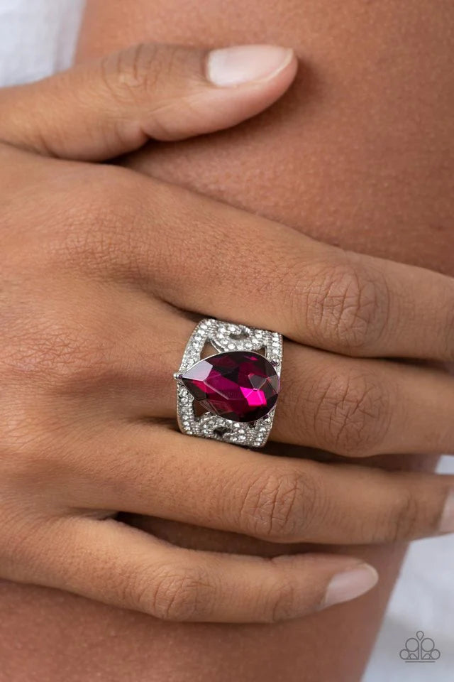 Kinda a Big Deal - Pink Ring-Paparazzi - The Sassy Sparkle
