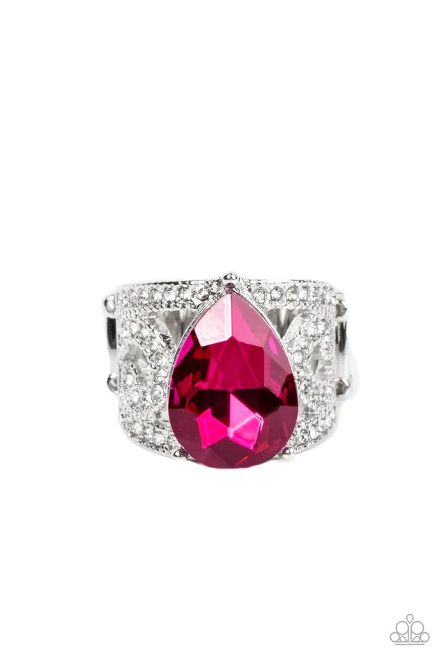 Kinda a Big Deal - Pink Ring-Paparazzi - The Sassy Sparkle